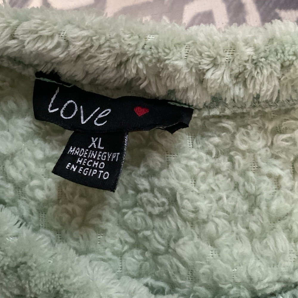 Love Soft Textured Green Pullover